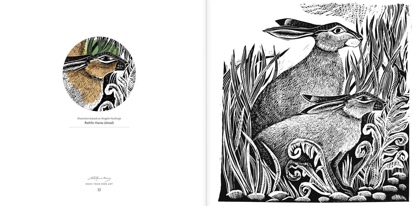 Angela Harding Coloring Book - Art Department LLC