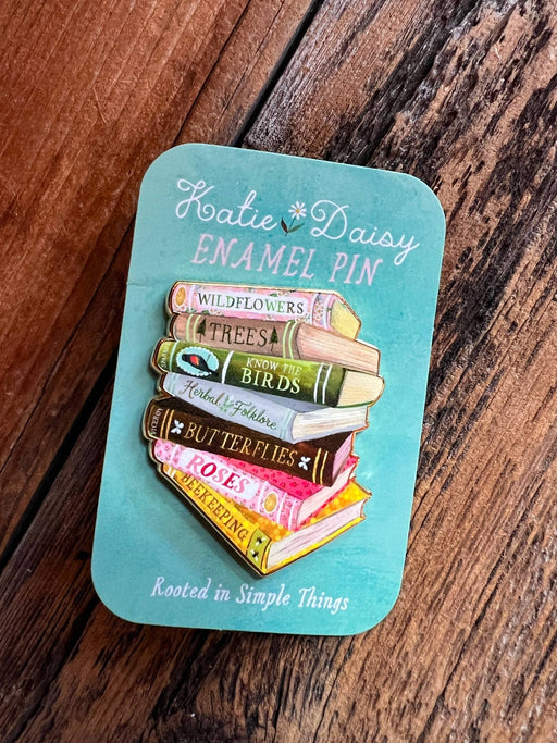 Books Enamel Pin  - Art Department LLC