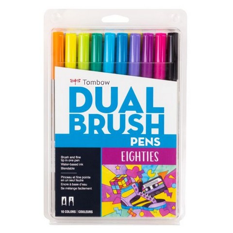 Tombow 10ct Dual Brush Pen Art Markers