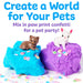 Sensory Mini Play Kit Jar with Cloud Clay: Pets Theme - Art Department LLC
