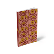 Pompom Carnation Classic Layflat Notebook Journal - Art Department LLC