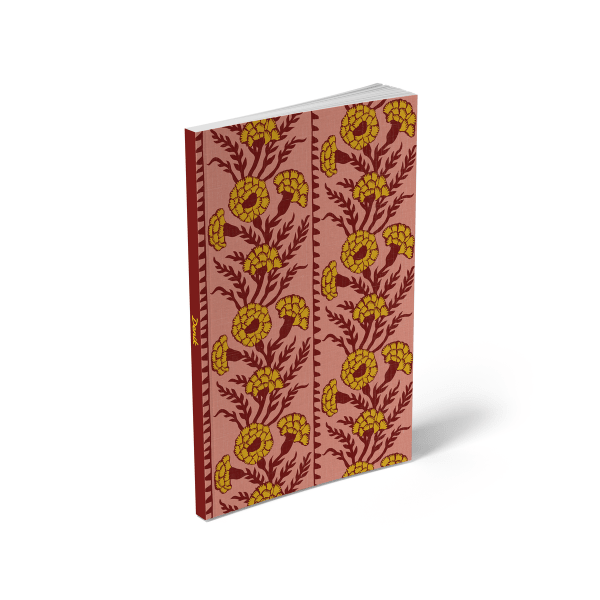 Pompom Carnation Classic Layflat Notebook Journal - Art Department LLC