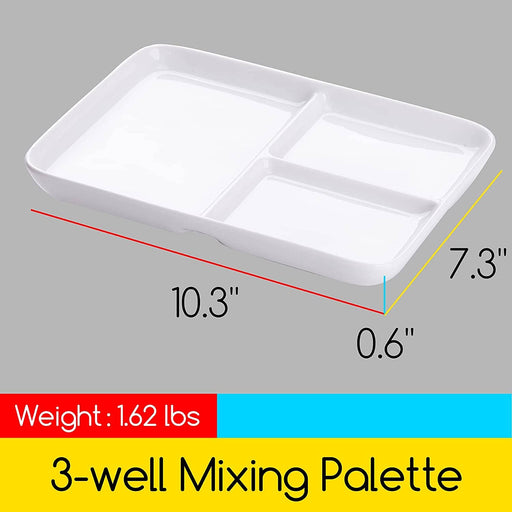 Rectangle Porcelain Palette, 10'' × 7''