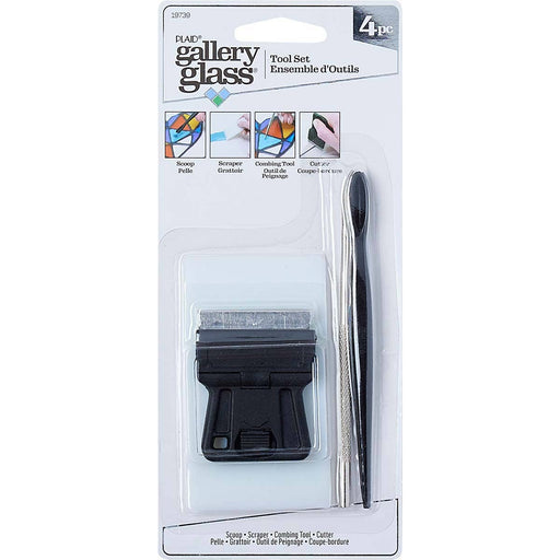 Gallery Glass ® Tool Set, 4 - Piece - Art Department LLC