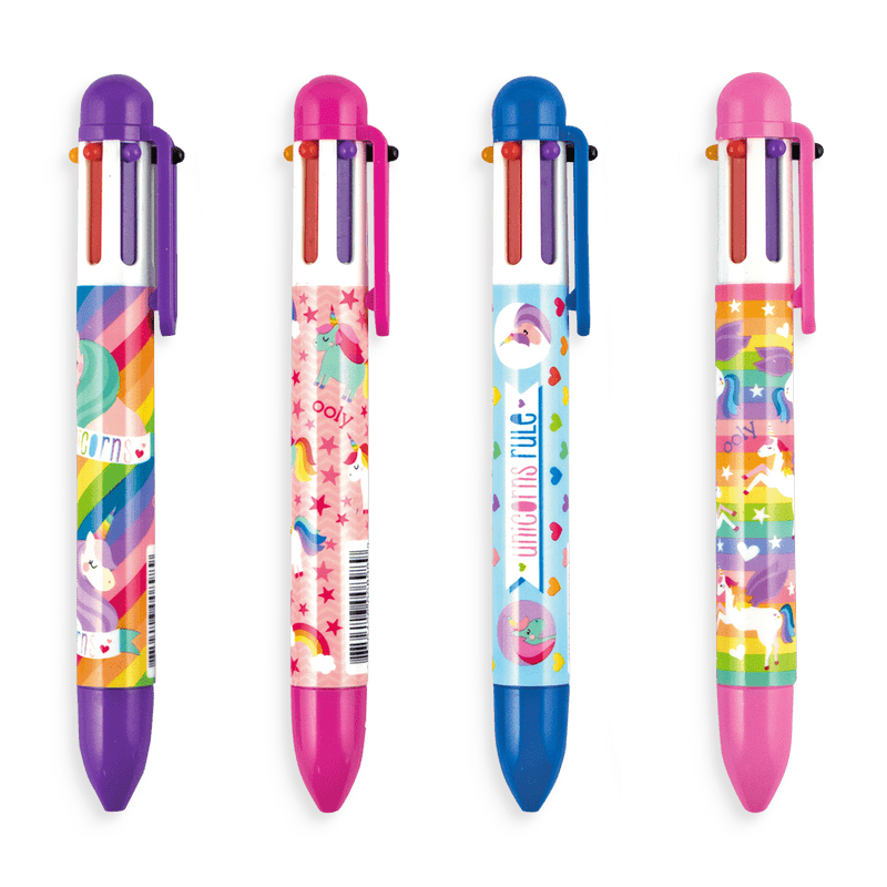 Unique Unicorns: 6 Click Pen - Art Department LLC