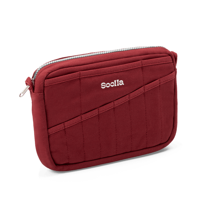 Soolla® Studio Pouch, Sangria - Art Department LLC