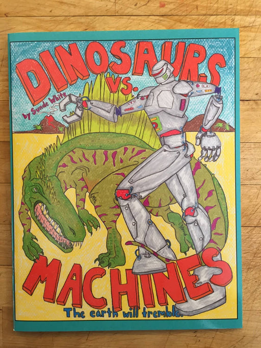 Coloring Book: Dinosaurs vs. Machines, The Earth Will Tremble - Art Department LLC