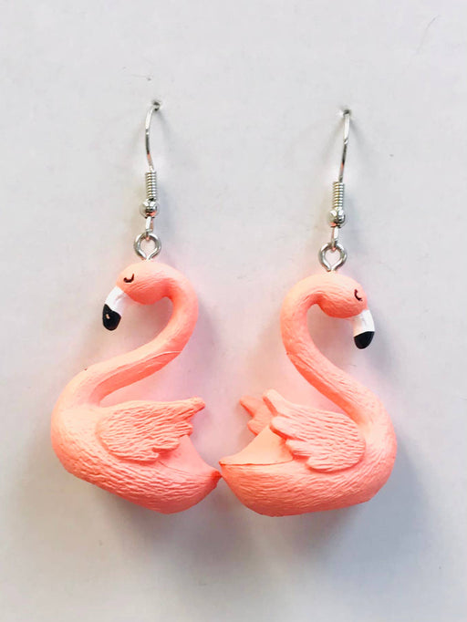 Pink Flamingo Earrings - Art Department LLC