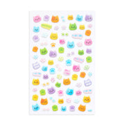 Stickiville: Standard Stickers - Colorful Cats (1 Sheet) - Art Department LLC