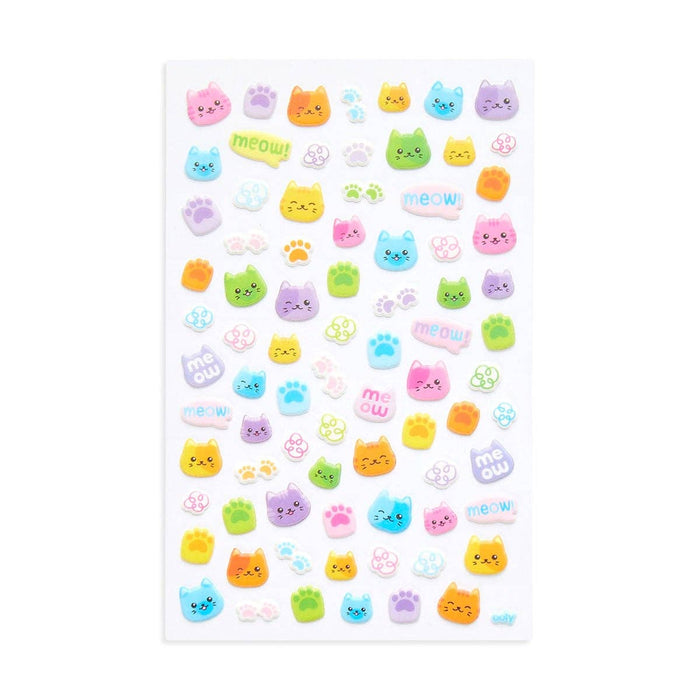 Stickiville: Standard Stickers - Colorful Cats (1 Sheet)