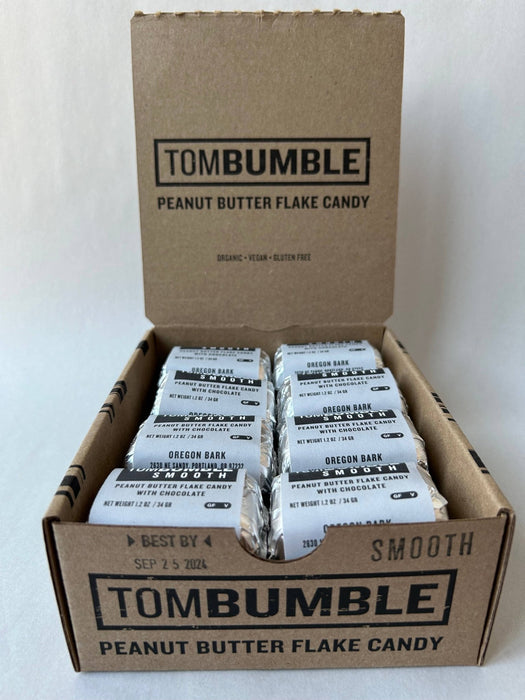 Tom Bumble Smooth Candy Bar - Peanut Butter Flake & Chocolate - Art Department LLC