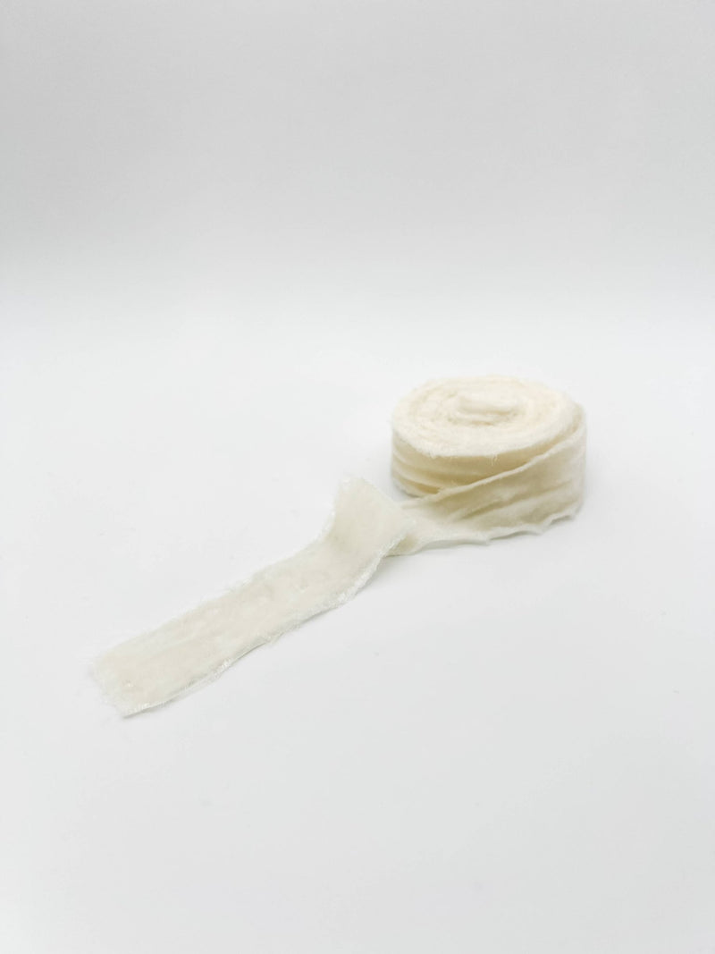 1.25" Raw Edge Velvet Ribbon - Art Department LLC