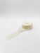 1.25" Raw Edge Velvet Ribbon, cream.