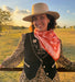 34" Wild Rag Lacey Bandana - Art Department LLC