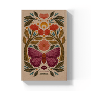 Purple Wings Kraft Layflat Notebook - Art Department LLC