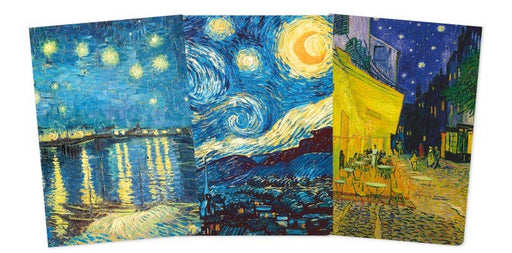 Vincent Van Gogh Set of 3 Midi Notebooks