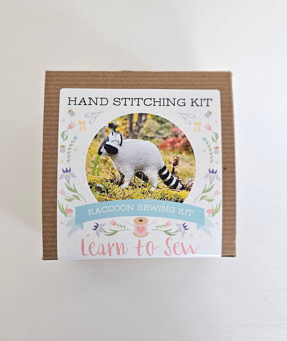 DIY Felt Raccoon Sewing Kit - Art Department LLC