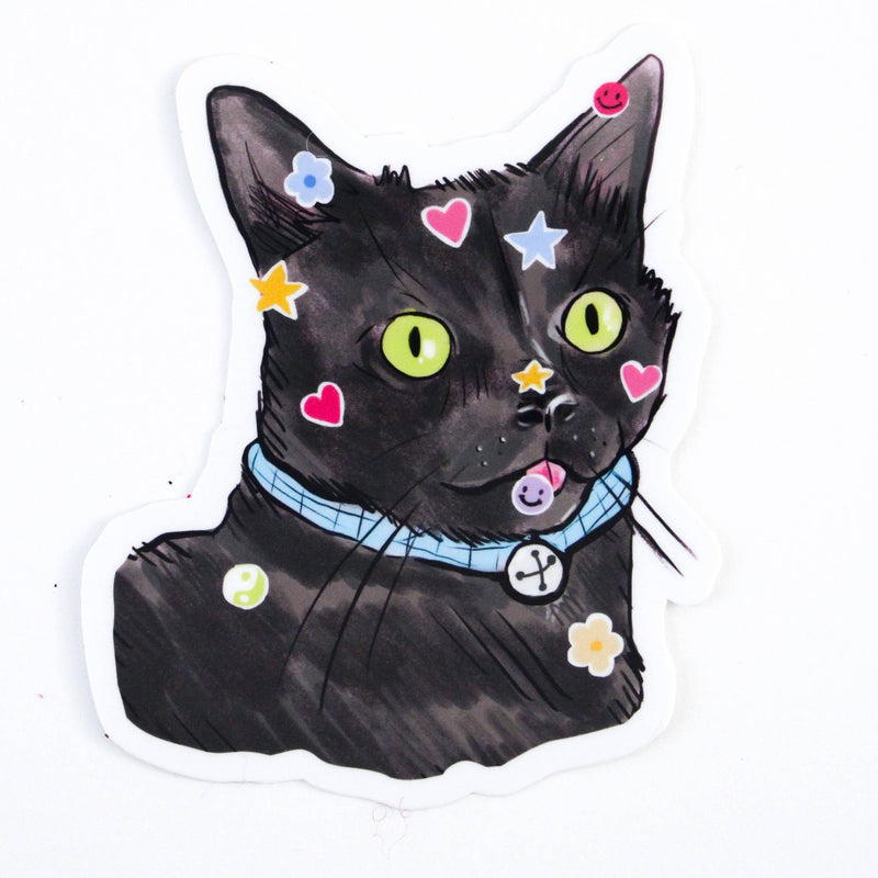 Sticky Cat Vinyl Sticker - Art Department LLC