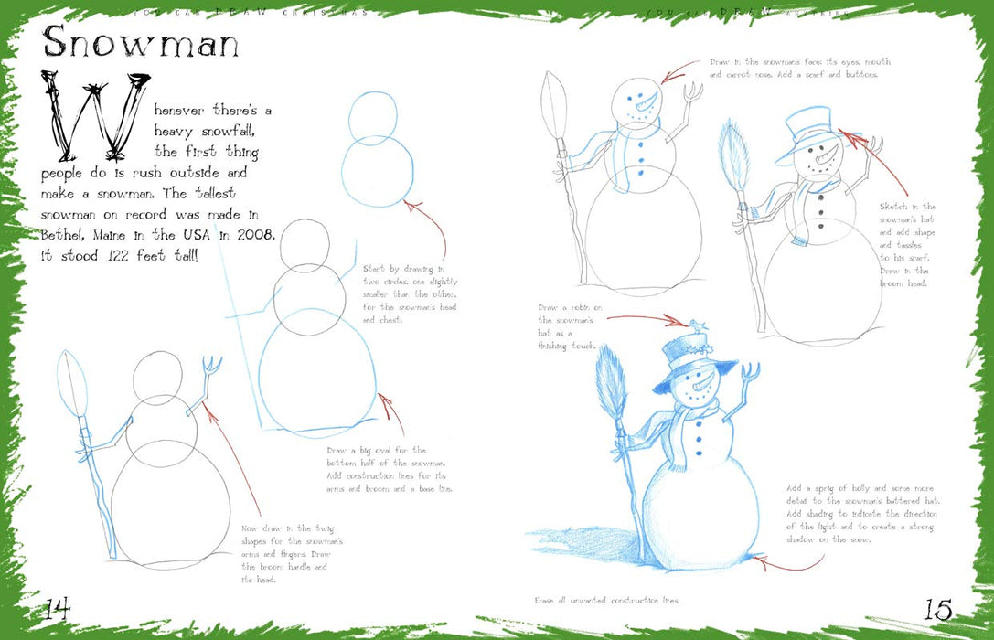 How to Draw Christmas - Art Department LLC