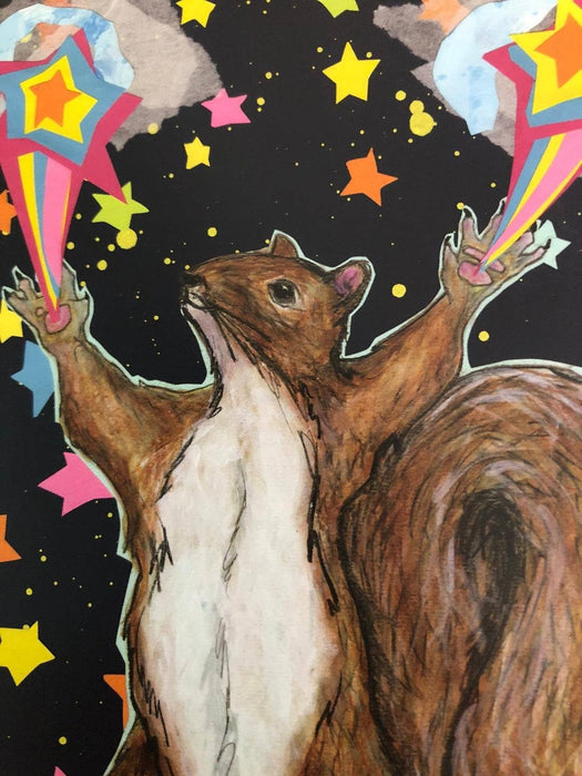 Magical Squirrel! Card - Art Department LLC