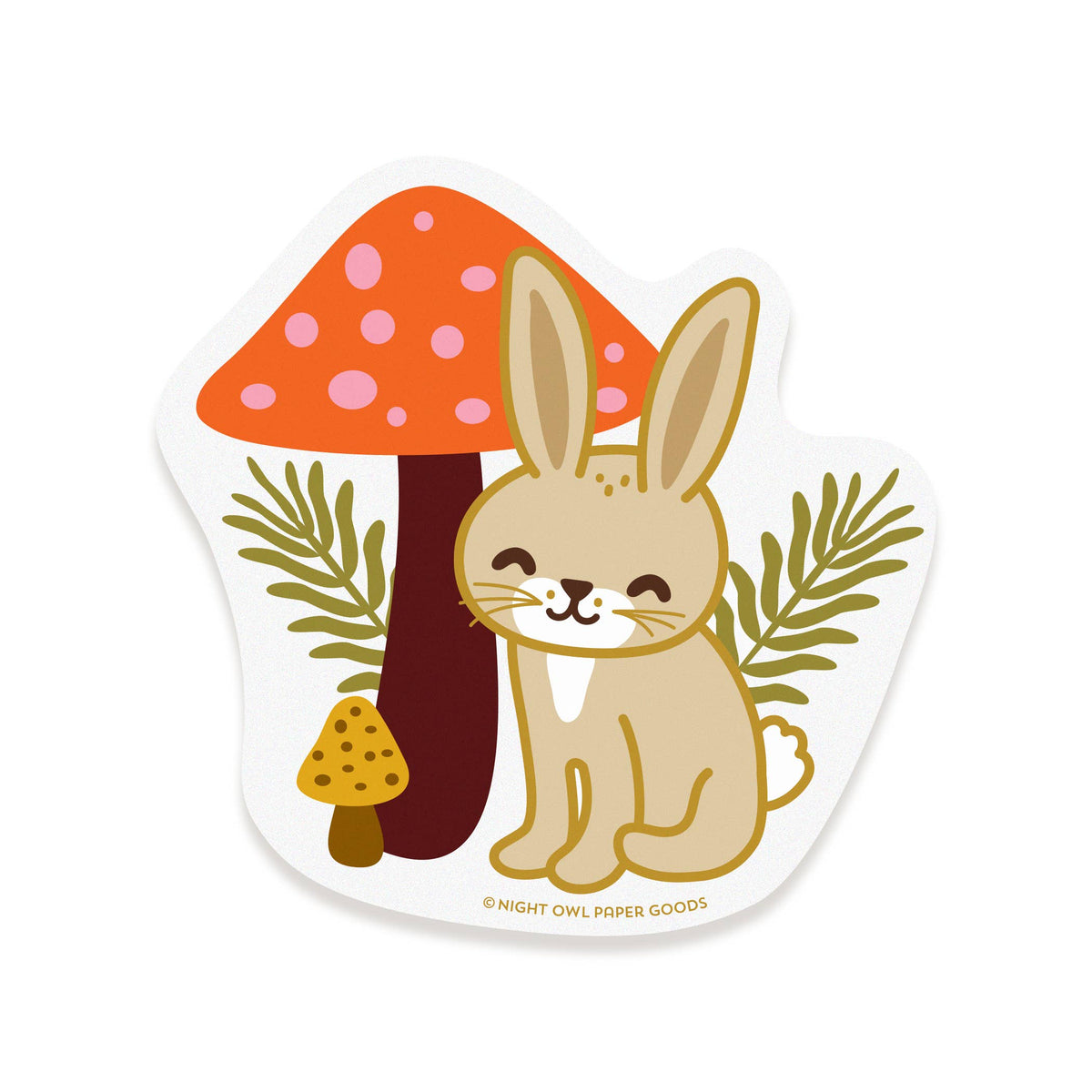 Rabbit Vinyl Sticker - Art Department LLC