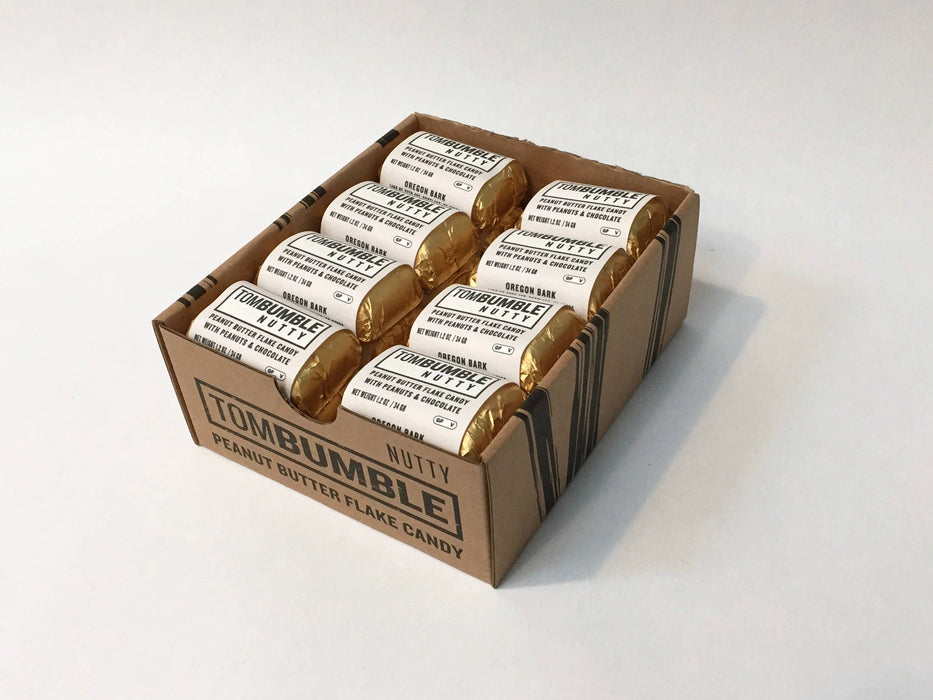 Tom Bumble Nutty Candy Bar - Peanut Butter Flake & Chocolate - Art Department LLC