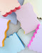 Scalloped Shaped Notepad | Peach + Persimmon Edge - Art Department LLC