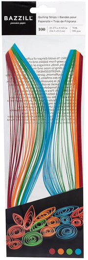 Bazzill Quilling Strip Paper Pack 100/Pkg - Art Department LLC