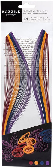 Bazzill Quilling Strip Paper Pack 100/Pkg - Art Department LLC