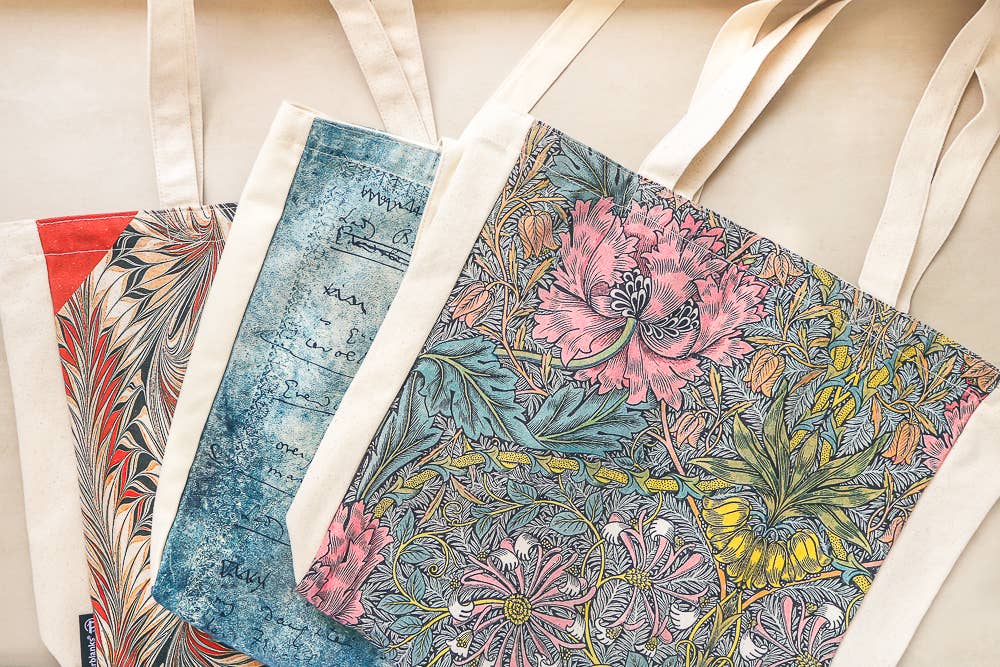 Paperblanks Morris Pink Honeysuckle Canvas Bag - Art Department LLC