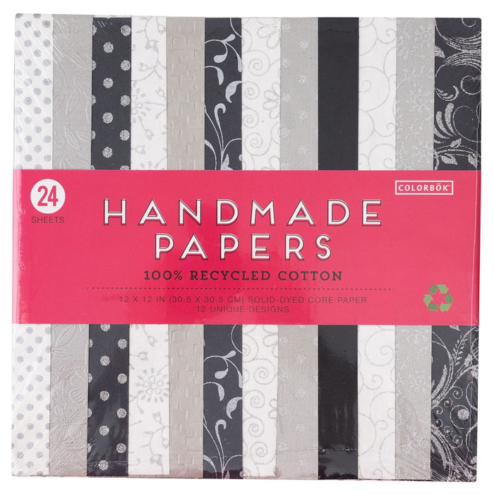 Colorbok Handmade Cardstock Pad 12"X12" 24/Pkg - Art Department LLC