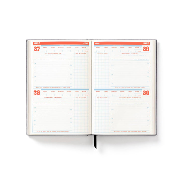 The Perpetually Late Show Undated Standard Planner - Art Department LLC