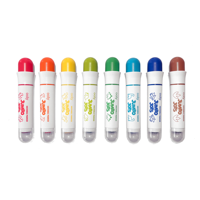 Jumbo Jots Dual Tip Dinosaur Stamp Markers - Set of 8