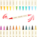 Dual Tone Brush Tip Acrylic Paint Markers - Set of 36 - Art Department LLC
