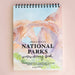 National Parks Watercoloring Book - Outlines w/Video Tutorials - Art Department LLC