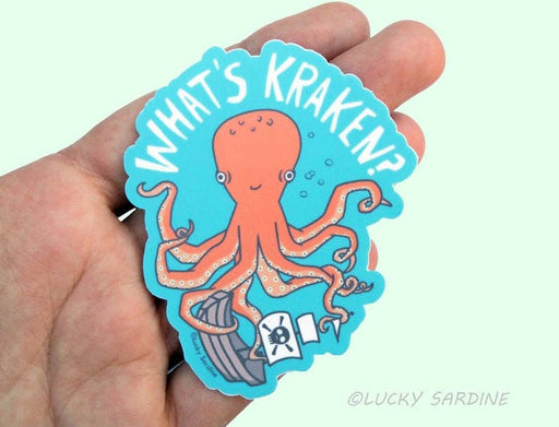 What's Kraken? Sticker - Art Department LLC