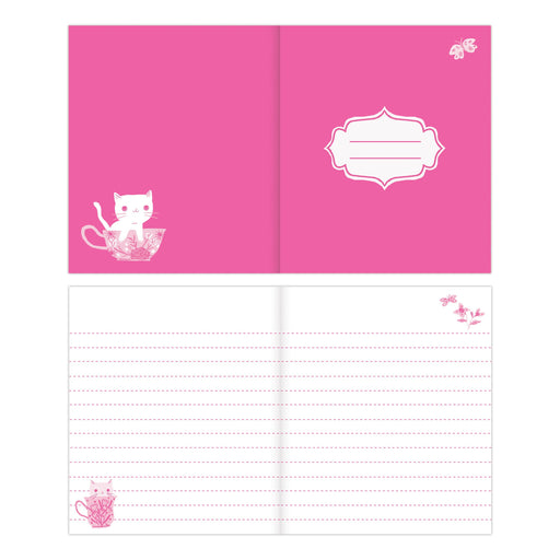 Teacup Kittens Locked Diary, inside