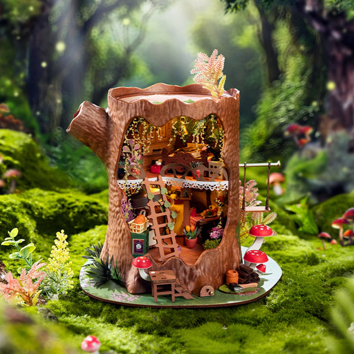 DIY Miniature House Kit: Fairytale Tree House - Art Department LLC
