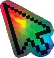 Cursor Holo Sticker