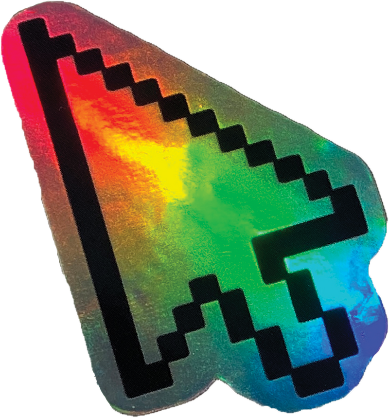 Cursor Holo Sticker