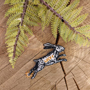 Iron-on patch | lucky rabbit's foot - 4.3" x 2.8" - Art Department LLC