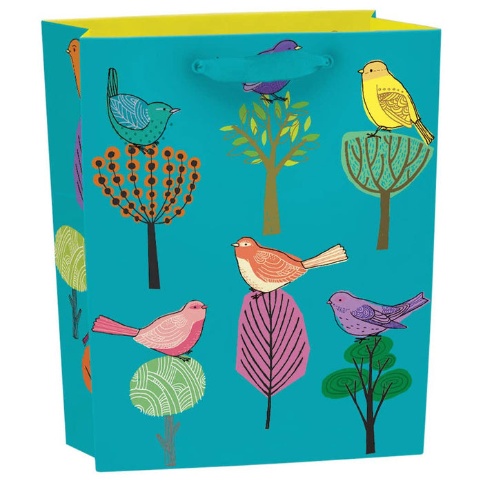 Modern Birds Small Gift Bag - Art Department LLC