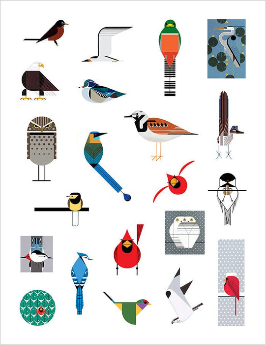 Charley Harper’s Birds Sticker Book - Art Department LLC