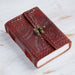 Handcrafted Medium Embossed Leather Journal