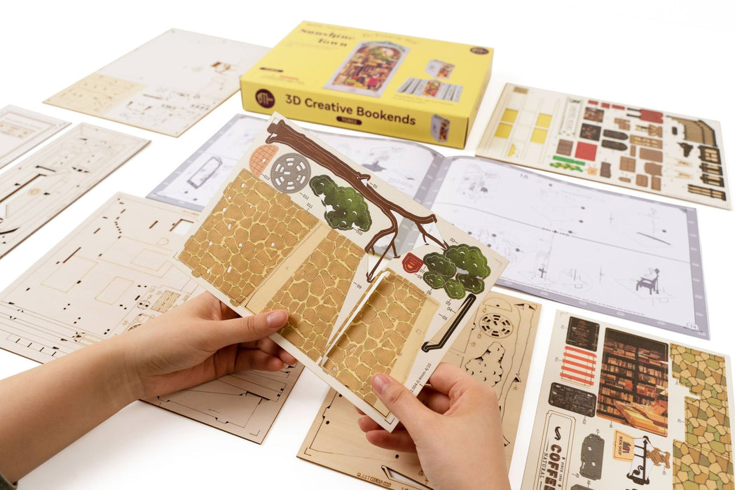 DIY Book Nook Kit: Sunshine Town - Art Department LLC