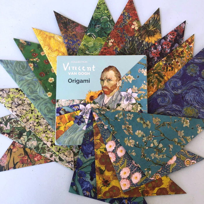 Van Gogh Patterned Origami Paper