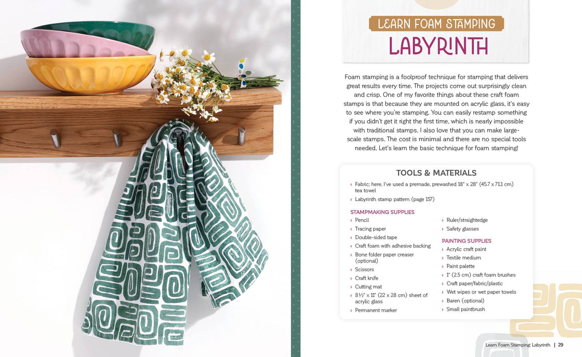 Fabric Stamping - Art Department LLC