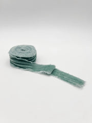 1.25" Raw Edge Velvet Ribbon - Art Department LLC