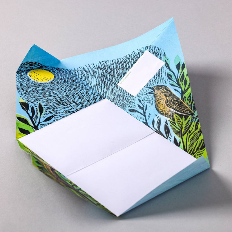 Wonderfully Wild Pigeon, Nature-inspired Folding Letters, Set of 6 - Art Department LLC