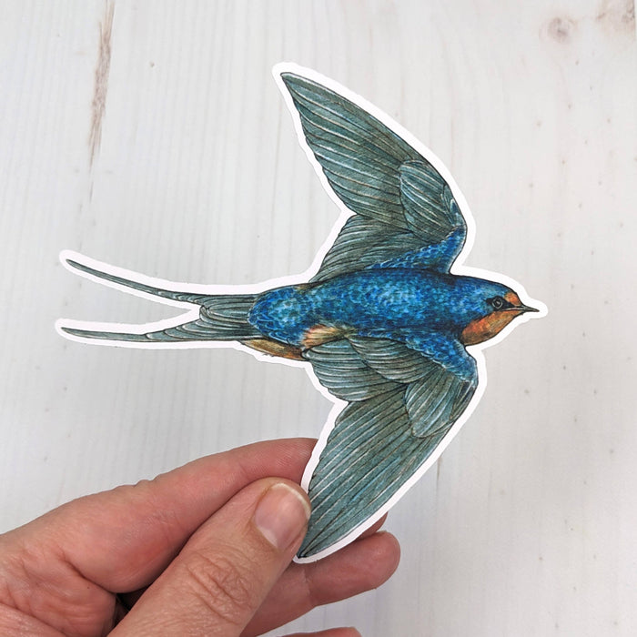 Barn Swallow Matte Vinyl Sticker